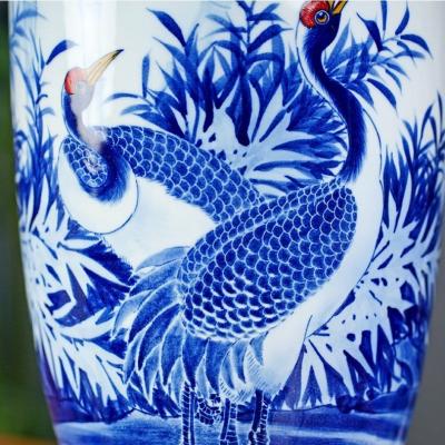 BÌNH HẠC CHÀM VẼ TAY THỦ CÔNG